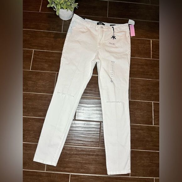 Nanette Lepore white high waisted Gramercy skinny sz 10 - Picture 2 of 9